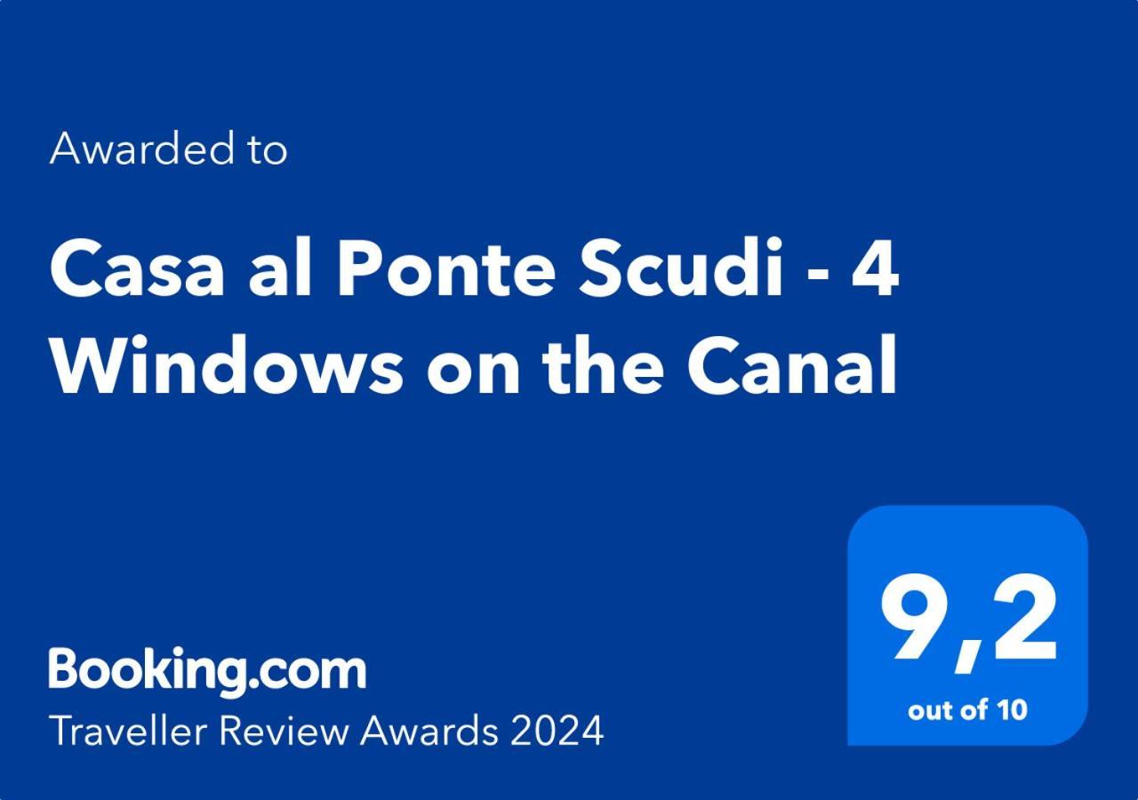 Casa Al Ponte Scudi - 4 Windows On The Canal Венеция Екстериор снимка